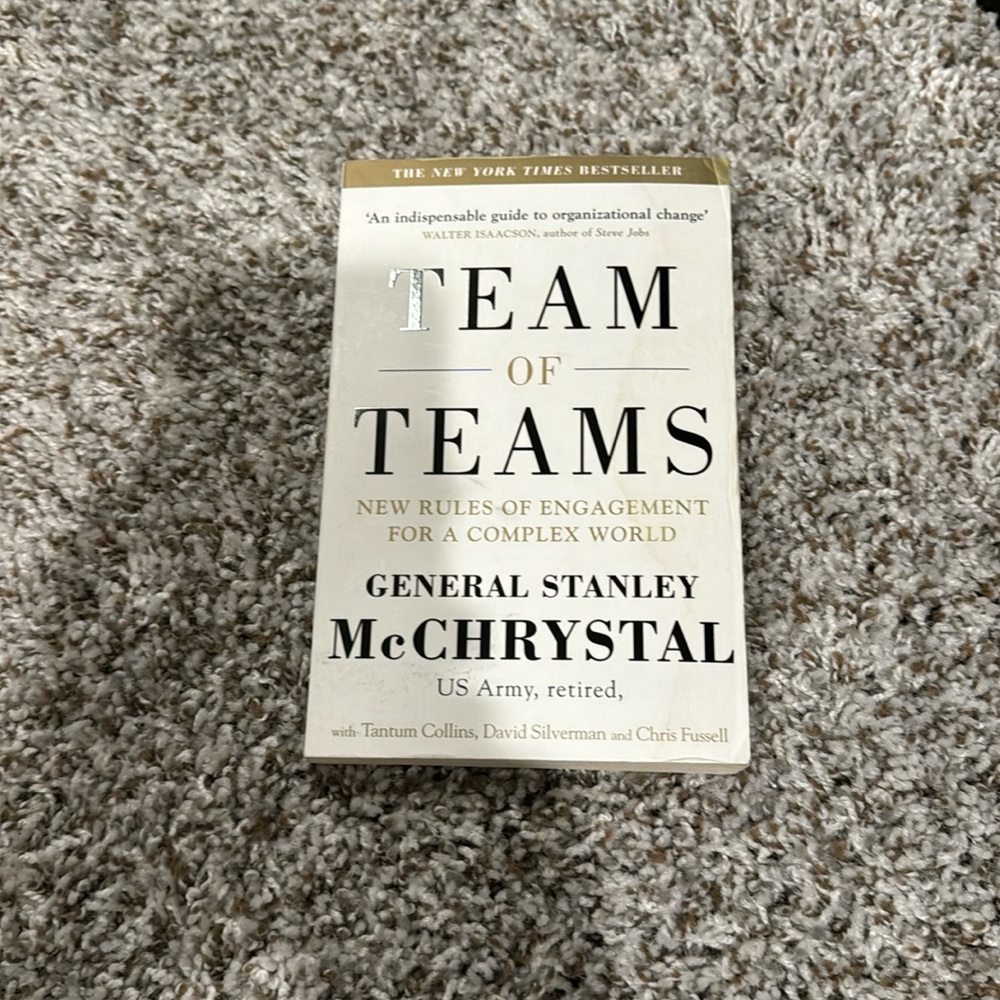 Paperback Book ~ Team of Teams by Gen Stanley McChrystal